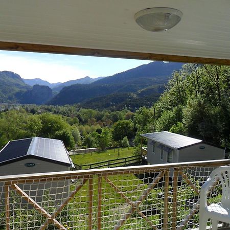 Camping Panoramique Du Verdon Castellane Exteriör bild