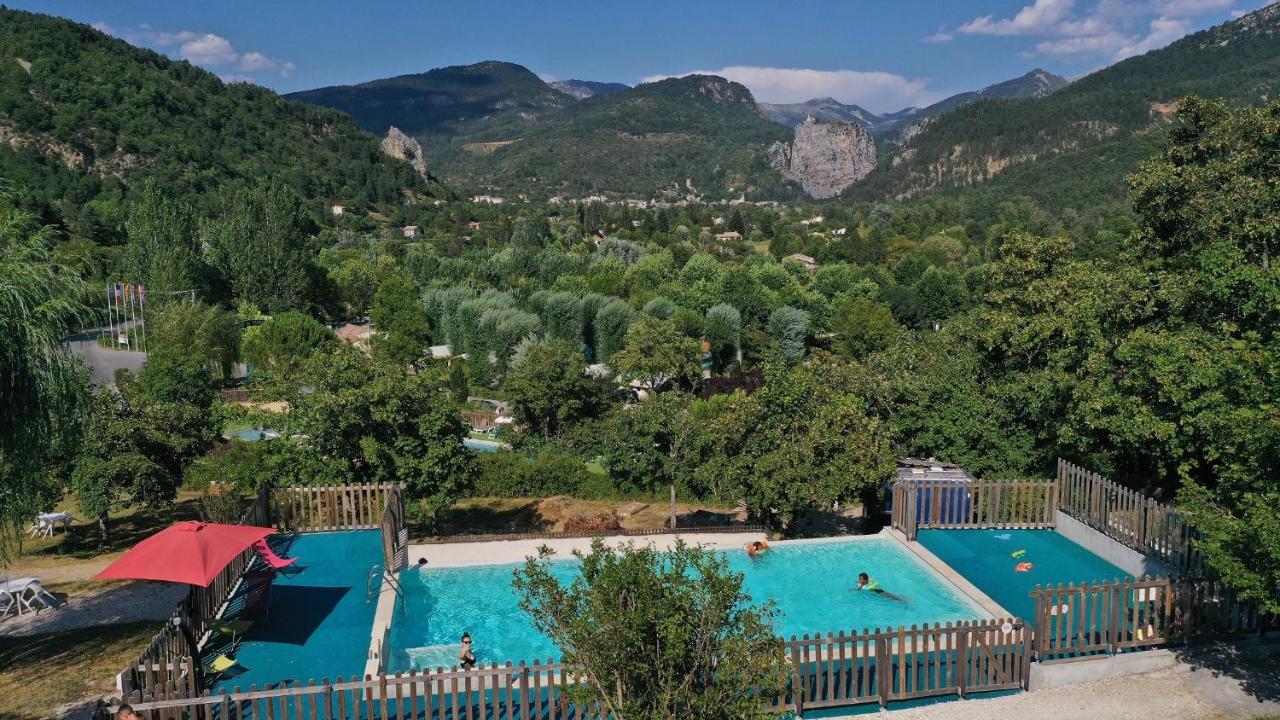 Camping Panoramique Du Verdon Castellane Exteriör bild