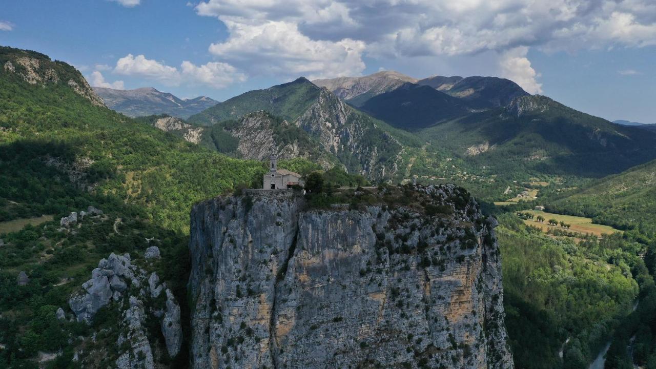Camping Panoramique Du Verdon Castellane Exteriör bild