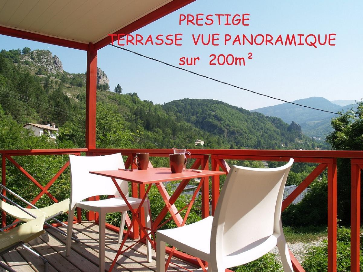 Camping Panoramique Du Verdon Castellane Exteriör bild