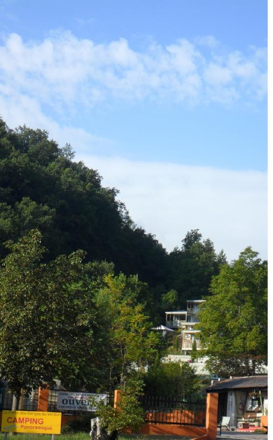 Camping Panoramique Du Verdon Castellane Exteriör bild