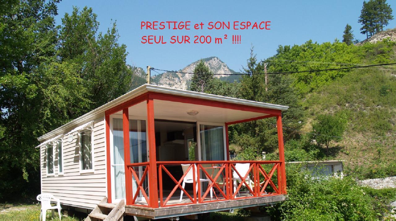 Camping Panoramique Du Verdon Castellane Exteriör bild