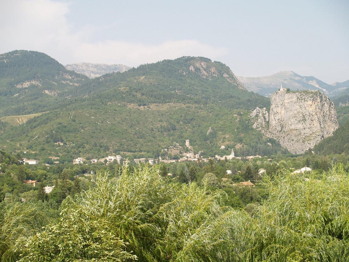 Camping Panoramique Du Verdon Castellane Exteriör bild
