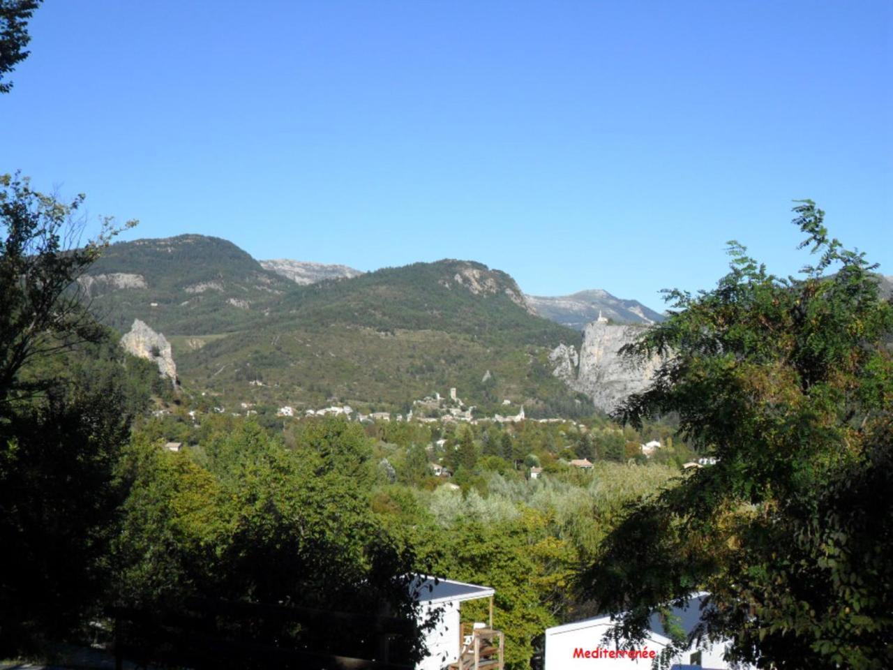 Camping Panoramique Du Verdon Castellane Exteriör bild